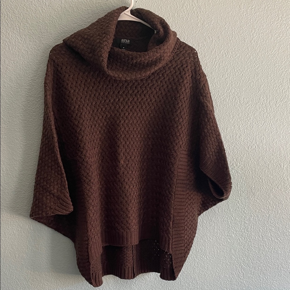 a.n.a Women's Chocolate Cowl Neck Sweater